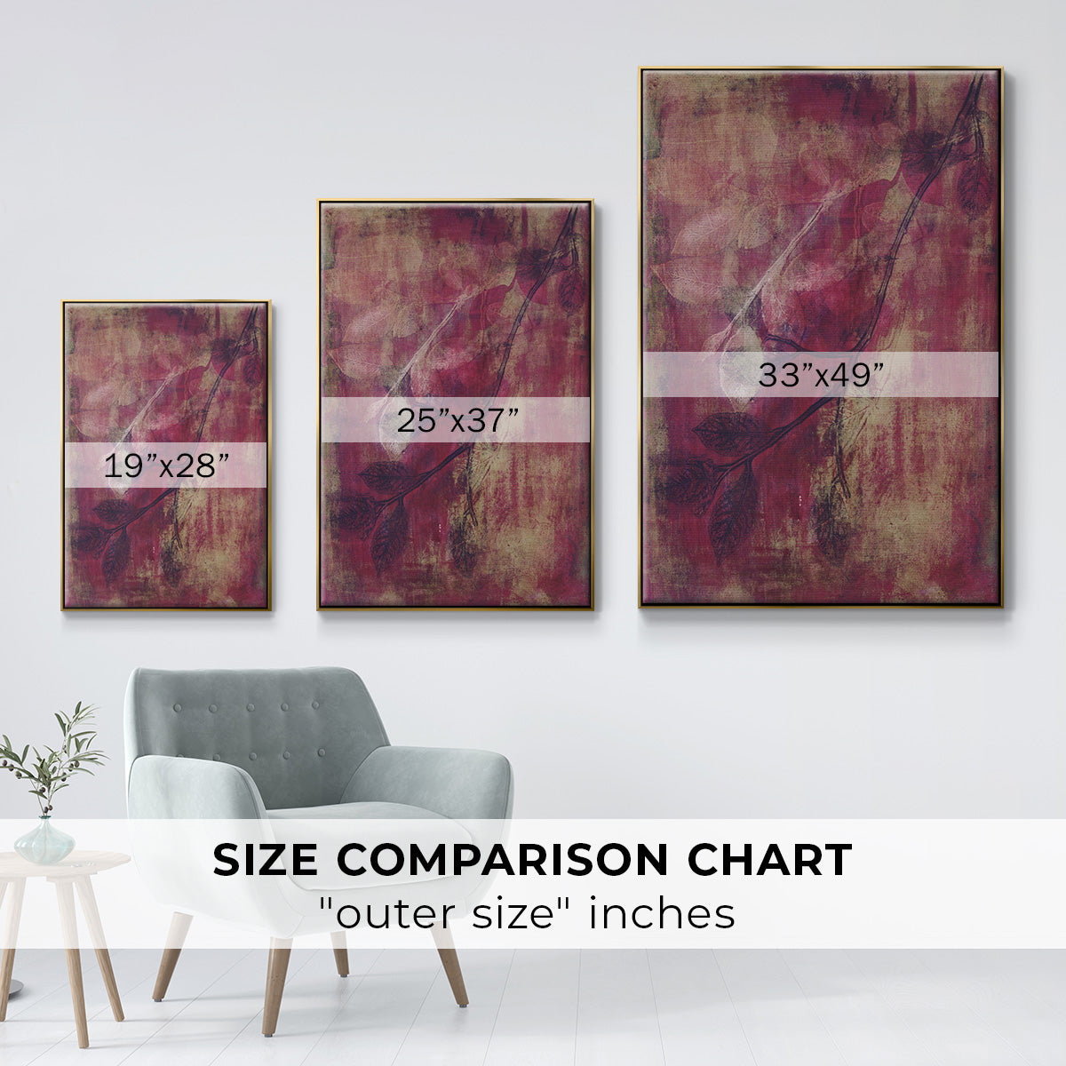 Branching Out XVII - Floater Framed Canvas Print