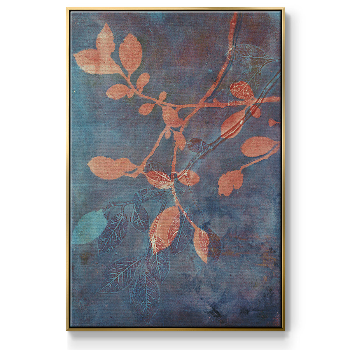 Branching Out XVIII - Floater Framed Canvas Print