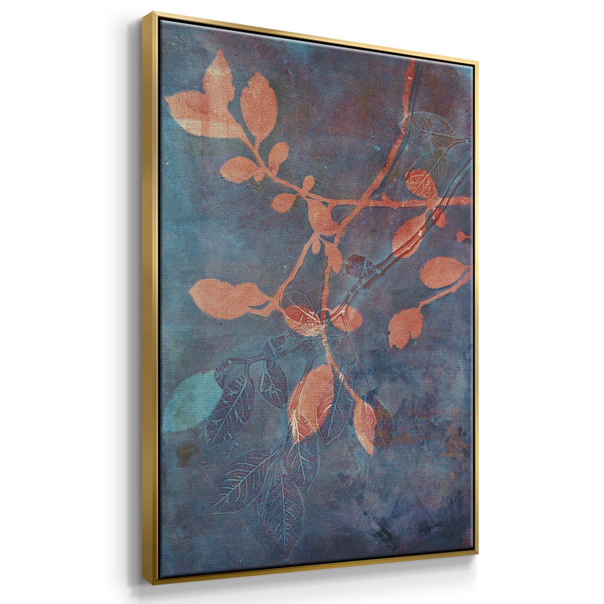 Branching Out XVIII - Floater Framed Canvas Print