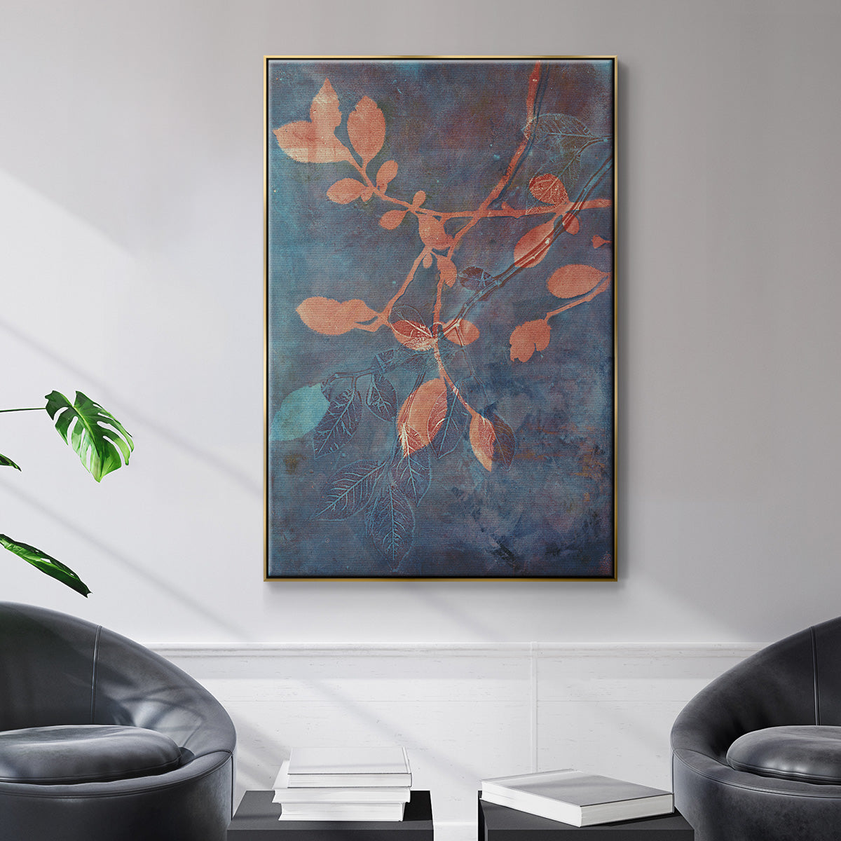 Branching Out XVIII - Floater Framed Canvas Print