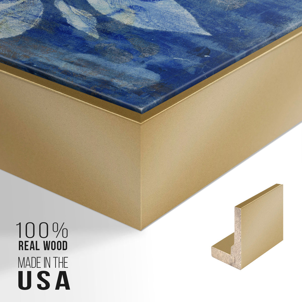 Branching Out XIX - Floater Framed Canvas Print