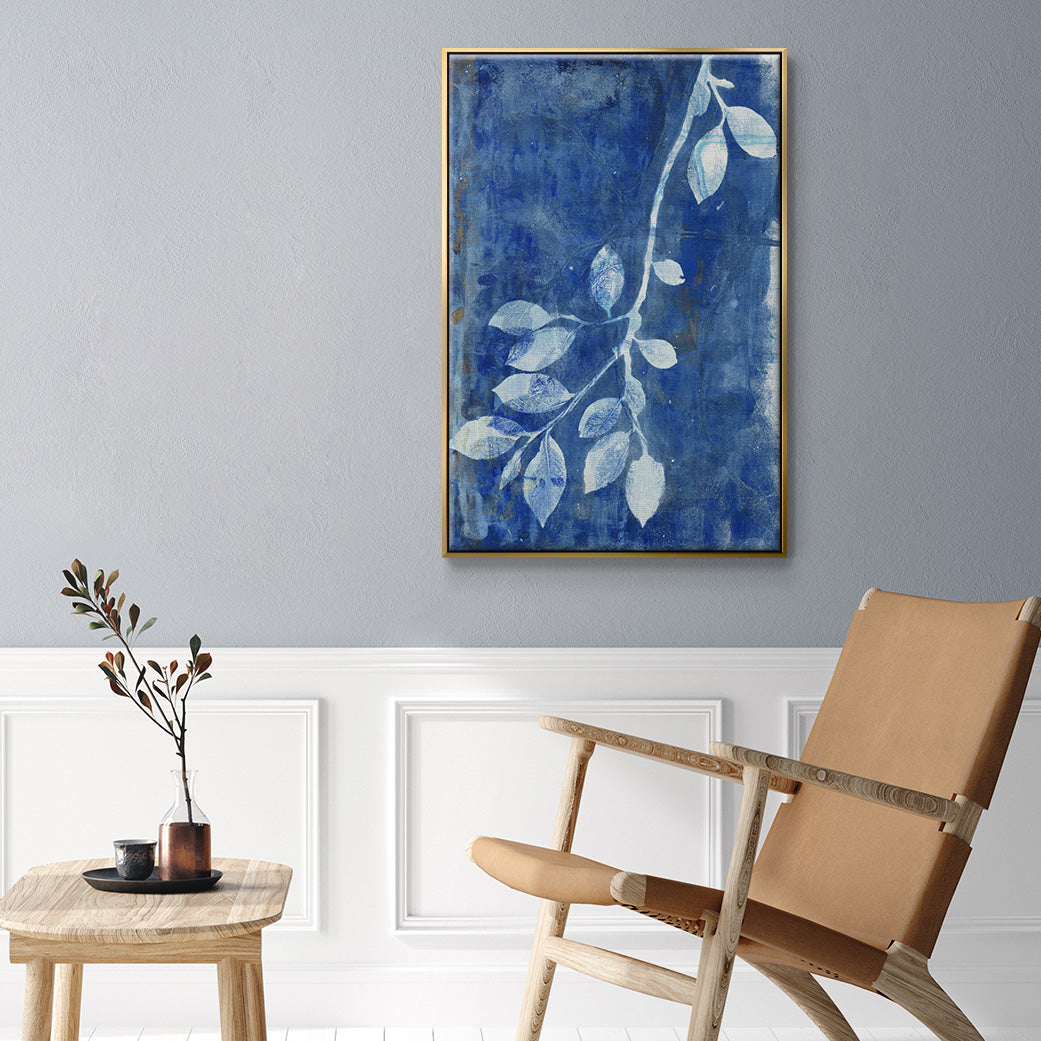 Branching Out XIX - Floater Framed Canvas Print