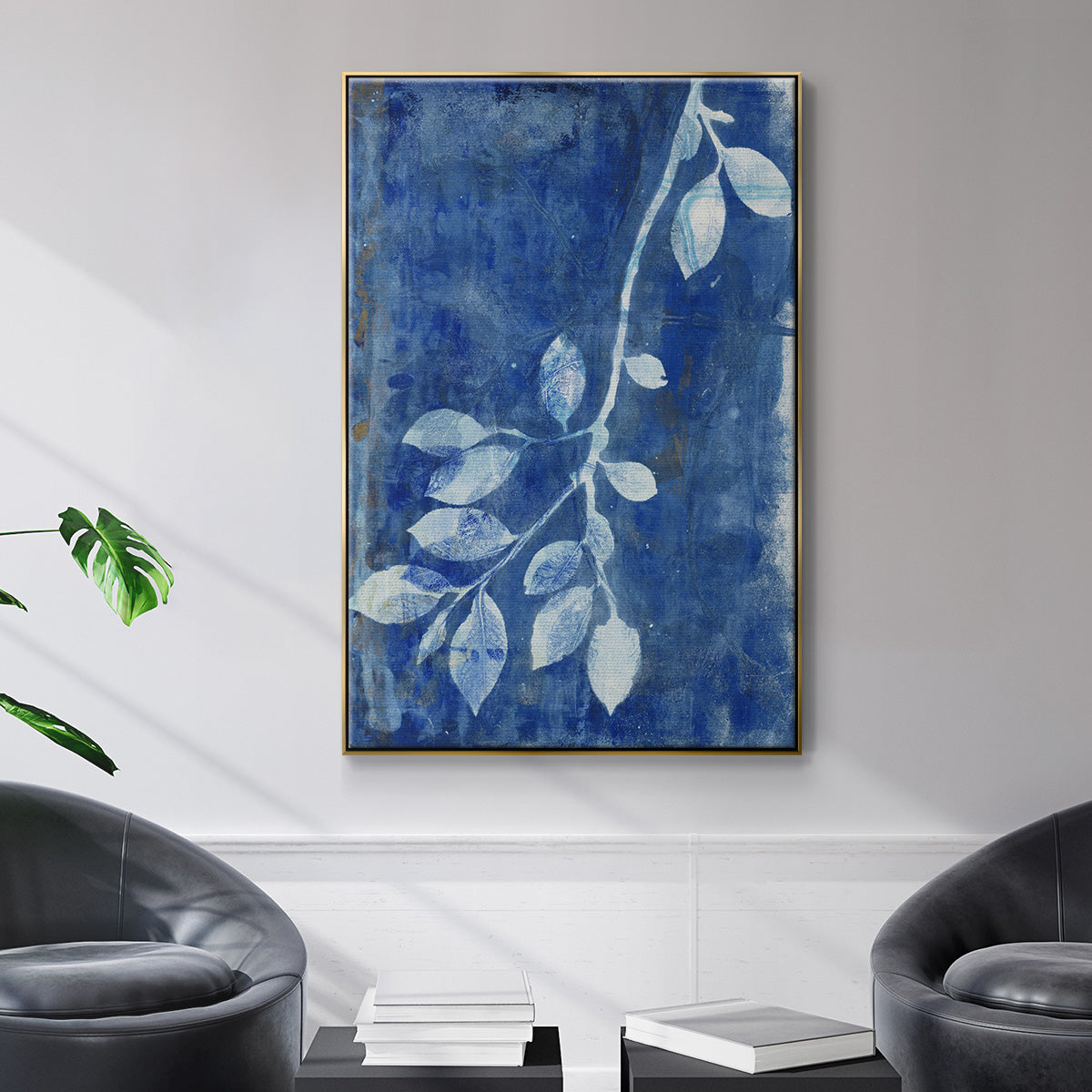 Branching Out XIX - Floater Framed Canvas Print