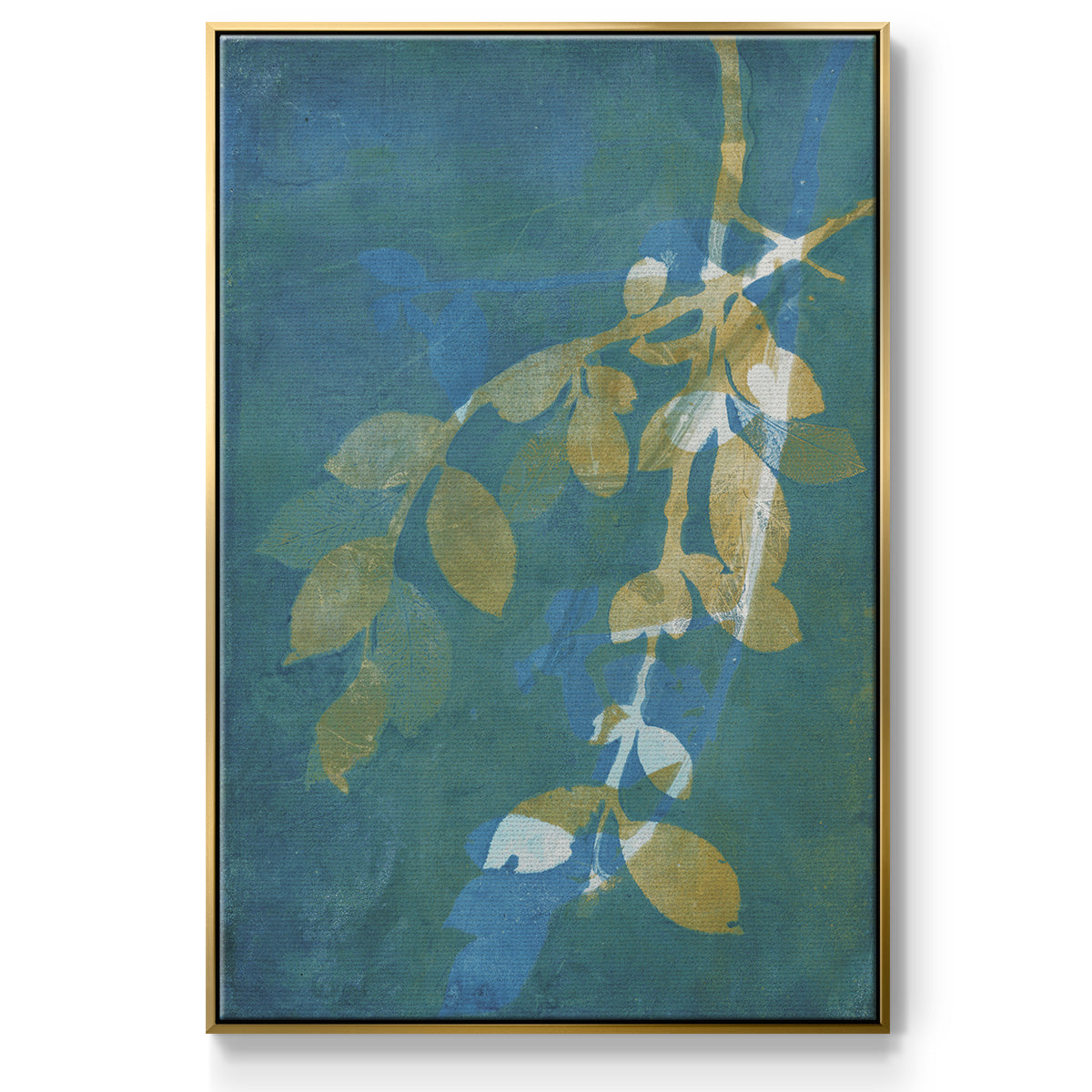 Branching Out XX - Floater Framed Canvas Print