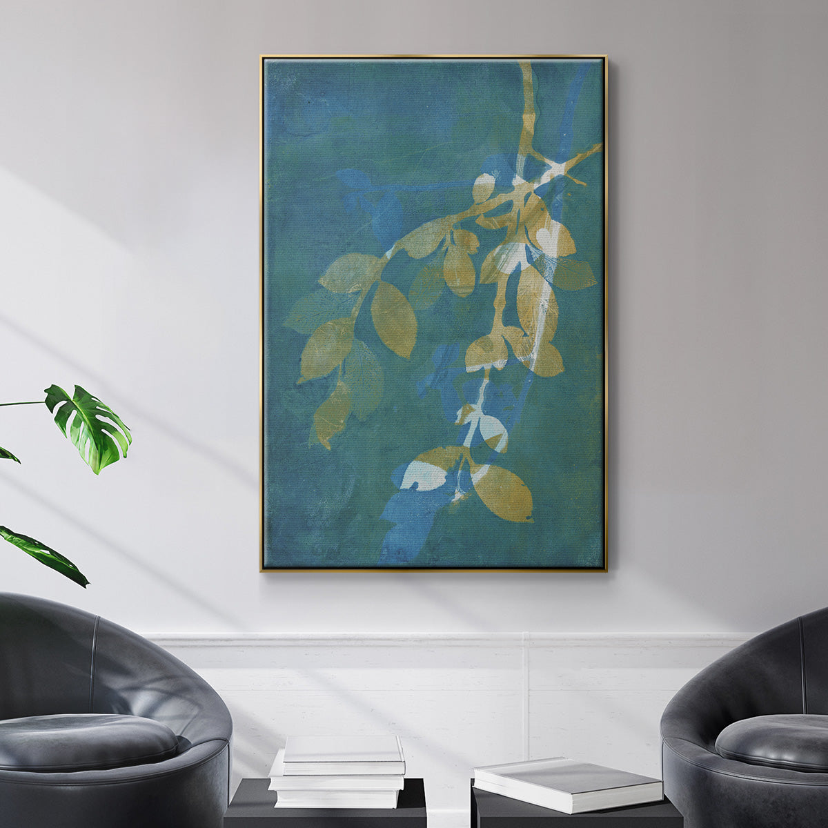 Branching Out XX - Floater Framed Canvas Print