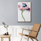 Paris Poppy II - Floater Framed Canvas Print
