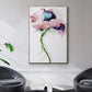Paris Poppy II - Floater Framed Canvas Print