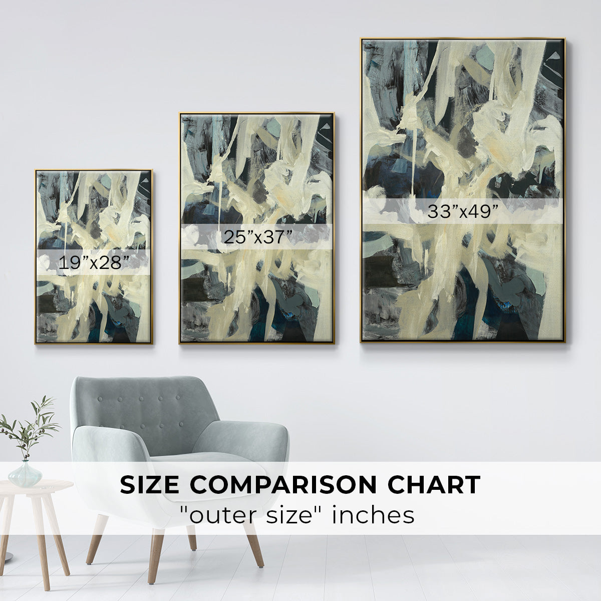 Bearers - Floater Framed Canvas Print