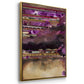 Fuschia on Fire - Floater Framed Canvas Print