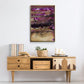 Fuschia on Fire - Floater Framed Canvas Print