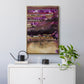 Fuschia on Fire - Floater Framed Canvas Print