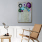 Silver Bouquet - Floater Framed Canvas Print