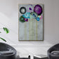 Silver Bouquet - Floater Framed Canvas Print