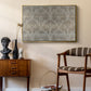 Vintage Abstract Print XIII - Floater Framed Canvas Print