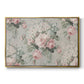 Vintage Abstract Print XIV - Floater Framed Canvas Print