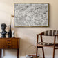 Vintage Abstract Print XVI - Floater Framed Canvas Print