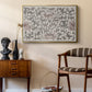 Vintage Abstract Print XVII - Floater Framed Canvas Print