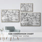 Vintage Abstract Print XIX - Floater Framed Canvas Print