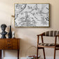 Vintage Abstract Print XIX - Floater Framed Canvas Print