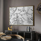 Vintage Abstract Print XIX - Floater Framed Canvas Print