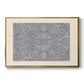 Vintage Abstract Print - Floater Framed Canvas Print
