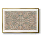 Vintage Abstract Print II - Floater Framed Canvas Print