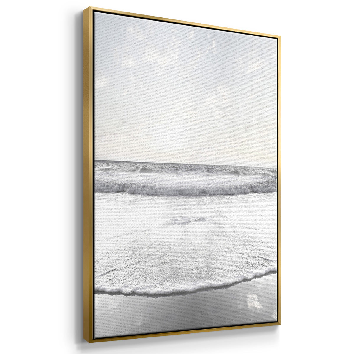 Gentle Tides I - Floater Framed Canvas Set