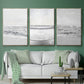 Gentle Tides I - Floater Framed Canvas Set