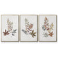 Autumn Leaves I - Floater Framed Canvas Set