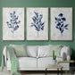 Wild Indigo I - Floater Framed Canvas Set