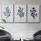 Wild Indigo I - Floater Framed Canvas Set