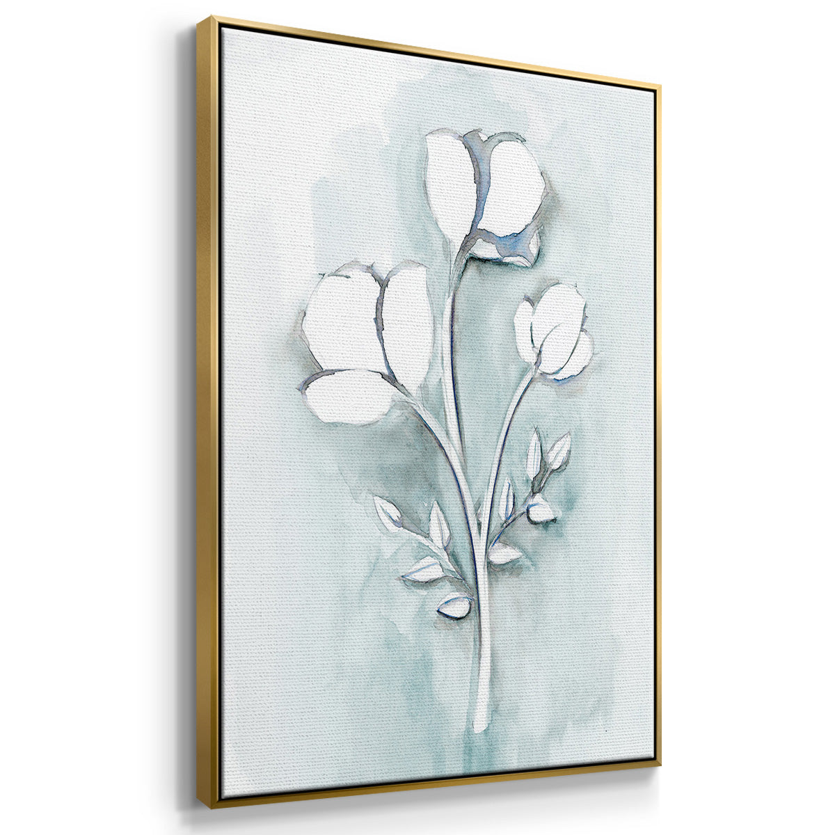 Bohemian Blue I - Floater Framed Canvas Set