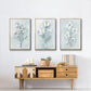 Bohemian Blue I - Floater Framed Canvas Set