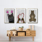 Bear and Hand Heart - Floater Framed Canvas Set
