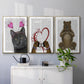 Bear and Hand Heart - Floater Framed Canvas Set