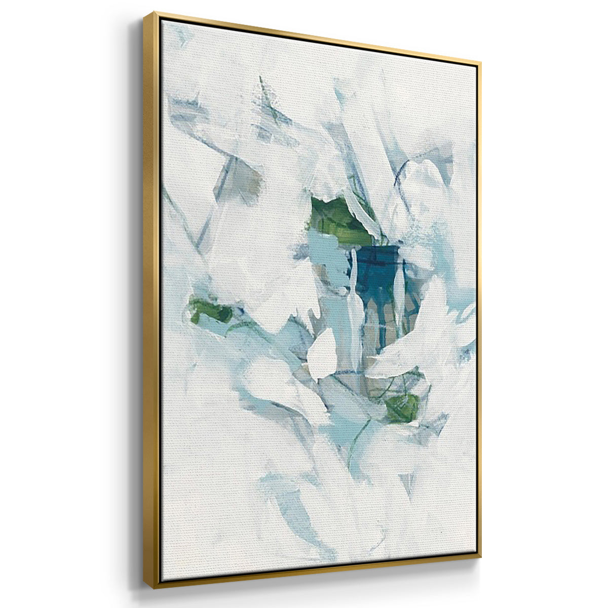 Ice Cavern I - Floater Framed Canvas Set