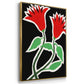 Pop Flowers IV - Floater Framed Canvas Set