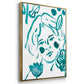 Budding Flower I - Floater Framed Canvas Set
