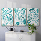 Budding Flower I - Floater Framed Canvas Set