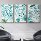 Budding Flower I - Floater Framed Canvas Set