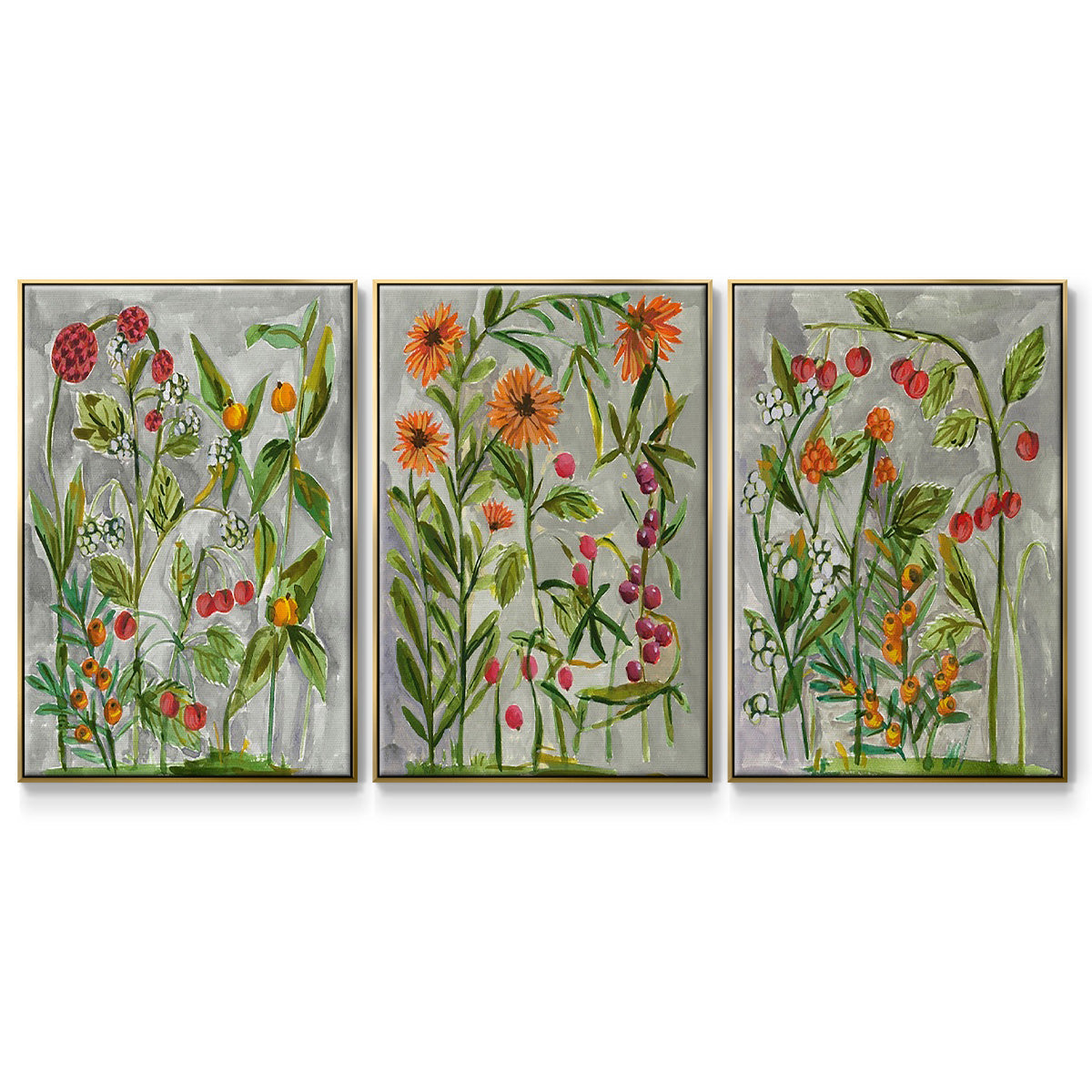 Dear Nature I - Floater Framed Canvas Set