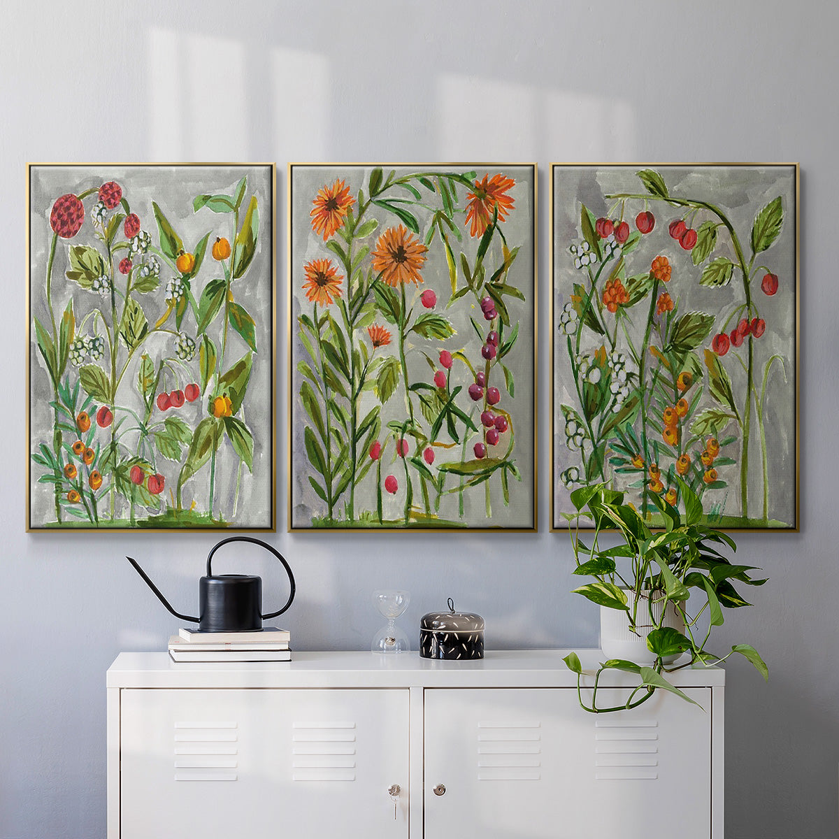 Dear Nature I - Floater Framed Canvas Set