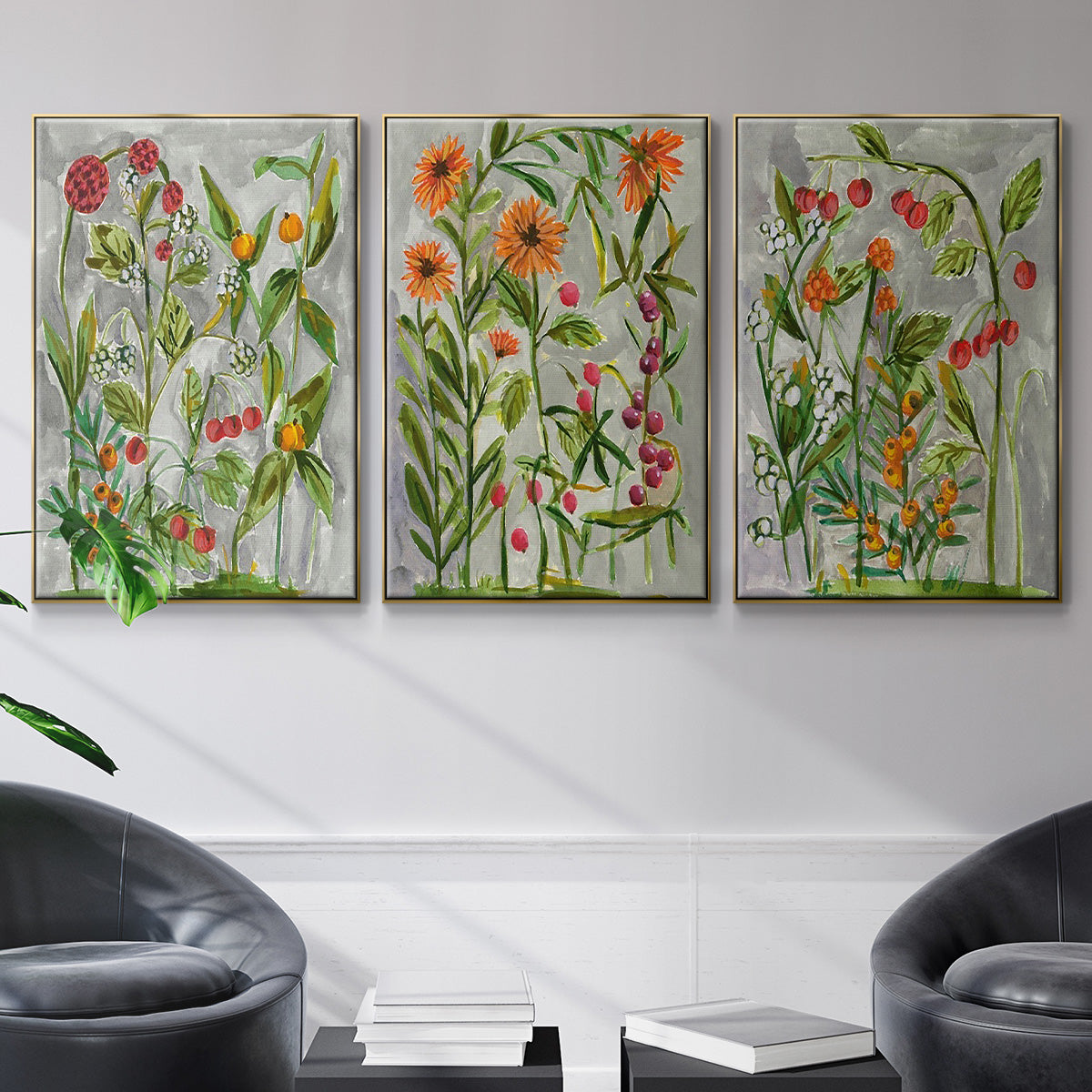 Dear Nature I - Floater Framed Canvas Set