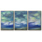 Island Dusk - Floater Framed Canvas Set