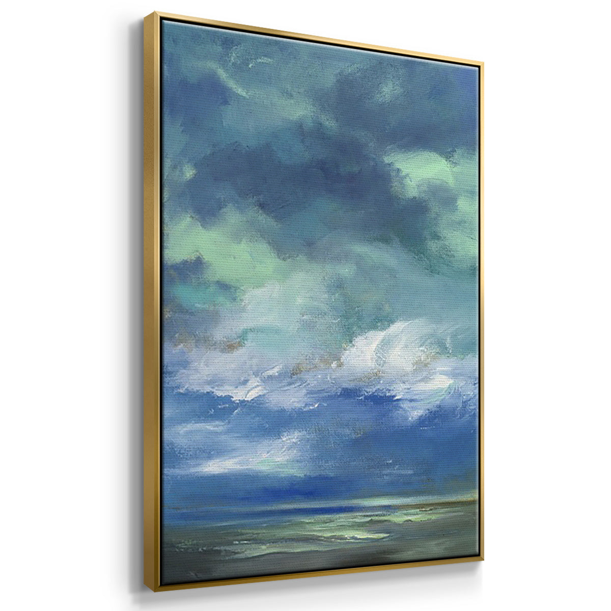 Island Dusk - Floater Framed Canvas Set