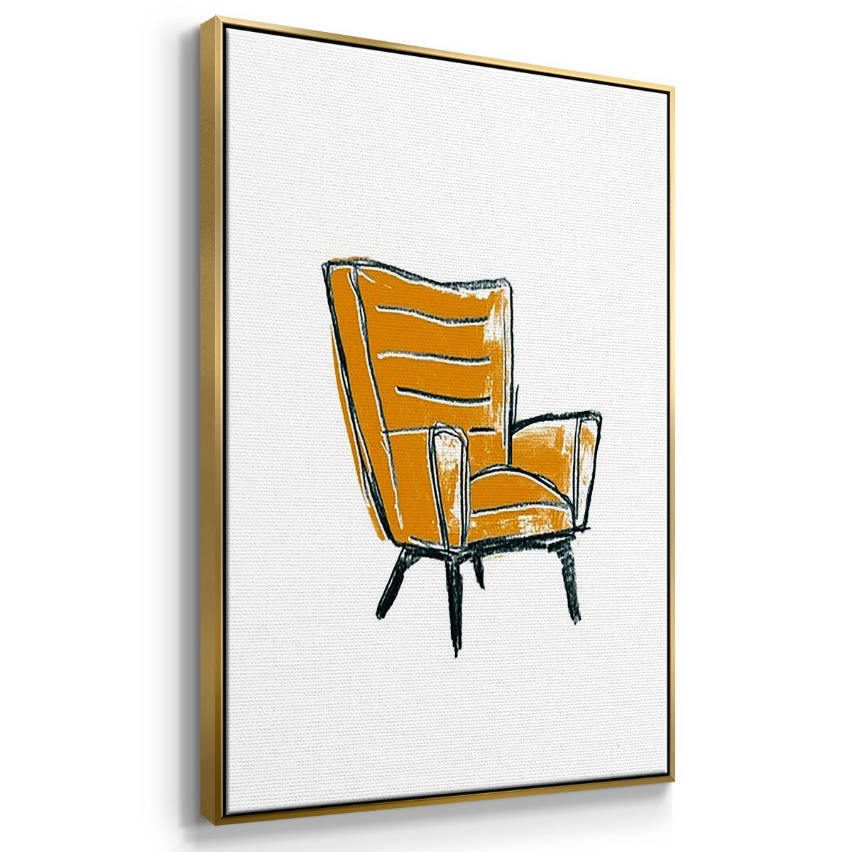 Take a Seat I - Floater Framed Canvas Set