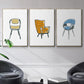 Take a Seat I - Floater Framed Canvas Set