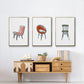Take a Seat IV - Floater Framed Canvas Set