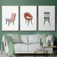 Take a Seat IV - Floater Framed Canvas Set