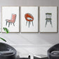 Take a Seat IV - Floater Framed Canvas Set
